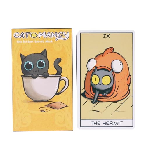 Zqkimzi Tarot Cards, Divination Tarot Deck, Fate Tarot Cards, 78 Cards Tarot, Tarot Oracle Cards, Tarot Game, Fate Divination Tarot, Tarot Deck Divination, 78 Cards Tarot Deck for Fate Readings von Zqkimzi