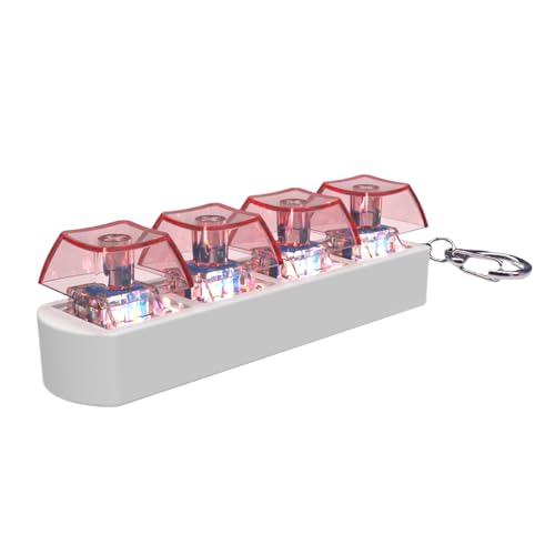 1pc 4-Taste LED Light Light Tastatur Klicks Spielzeugschlüsselkap Tester Für Stressbekämpfung Und Sensorische Spielspielzeug Für Keychain Geschenkdeskora 1pc 4-Taste LED Light Light Tastatur Klicks Spielzeugschlüsselkap Tester Für Stressbekämpfung Und Sensorische Spielspielzeug Für Keychain Geschenkdeskora von Zqxnt