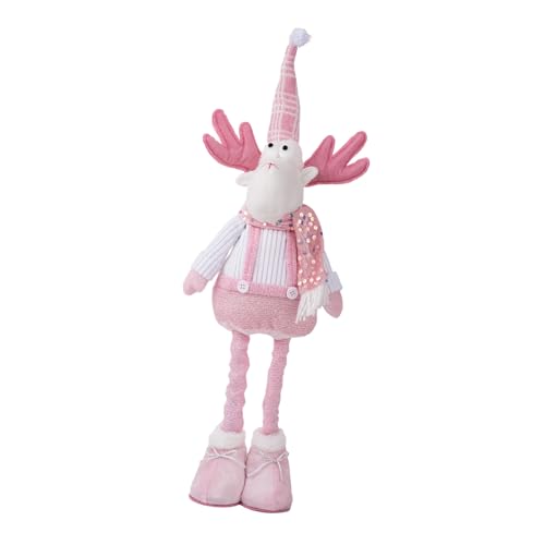 1. Teleskope Weihnachtsfleck Puppen Santa Snowman Elch Stoffeded Pailletten Figuren Holiday Party Home Dekorationen Weihnachtspuppe Plüschdekorationen von Zqxnt