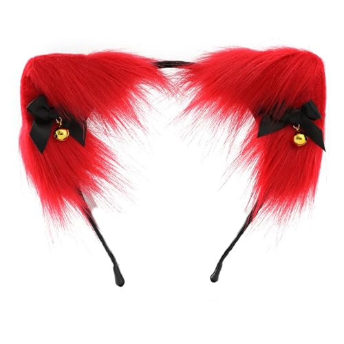 Zqxnt Anime Cosplay Requisiten Biest Katze Haar Hoop Pelzhaarstyling Für Halloween Stirnband Pelzige Kätzchen Carnivals von Zqxnt