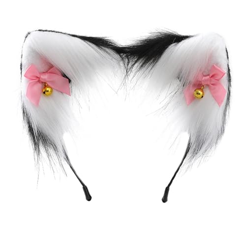 Zqxnt Anime Cosplay Requisiten Biest Katze Haar Hoop Pelzhaarstyling Für Halloween Stirnband Pelzige Kätzchen Carnivals von Zqxnt