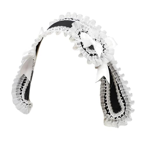 Zqxnt Anime Maid Hairband Mit Langen Kaninchen Ohrspitze Bogenknoten Breites Haarband 2000er Kostüm Stirnband Cosplay Requisiten Kopfstücke Kopfstücke Zqxnt Anime Maid Hairband Mit Langen Kaninchen Ohrspitze Bogenknoten Breites Haarband 2000er Kostüm Stirnband Cosplay Requisiten Kopfstücke Kopfstücke von Zqxnt