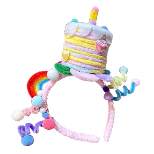 Zqxnt Buntes Twisted Stick Birthday Cake Stirnband Mit Cartoon Stern Kopfstücke Weiche Stoff Haarzubehör Für Partys Zqxnt Buntes Twisted Stick Birthday Cake Stirnband Mit Cartoon Stern Kopfstücke Weiche Stoff Haarzubehör Für Partys von Zqxnt