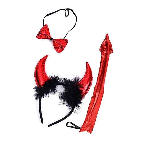 Zqxnt Cartoon Devil Horn Form Haar Hoop Mit Schwanz & Bowtie Set Performances Haarhalter Cosplay Party Werkzeuge Für Teenager Frauen Zqxnt Cartoon Devil Horn Form Haar Hoop Mit Schwanz & Bowtie Set Performances Haarhalter Cosplay Party Werkzeuge Für Teenager Frauen von Zqxnt