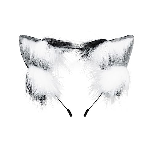 Zqxnt Cosplay Katzenohr Hair Hoop & Tail Frau Teenager Stirnband Make Up Stirnband Für Live Broadcast Cartoon Carnivals Haarzubehör Zqxnt Cosplay Katzenohr Hair Hoop & Tail Frau Teenager Stirnband Make Up Stirnband Für Live Broadcast Cartoon Carnivals Haarzubehör von Zqxnt