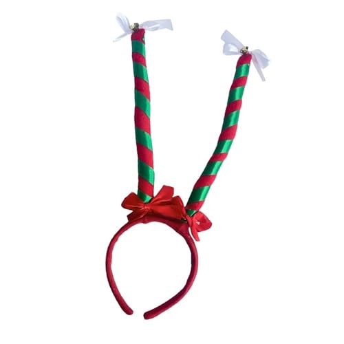 Zqxnt Einstellbare Größe Weihnachten Gestreiftes Kopfband Kopfbekleidung Bequem Und Stilvolles Haarzubehör Für Urlaubsfeierlichkeiten von Zqxnt