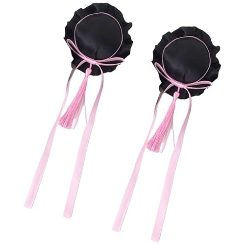 Zqxnt Fransen Bowknot Hair Buns Haarclip Für Frauen Cosplay Party Kostüm Clip Halloween Kopfbedeckung Rollenspiel Rollenspiel Maid Kopfstücke Zqxnt Fransen Bowknot Hair Buns Haarclip Für Frauen Cosplay Party Kostüm Clip Halloween Kopfbedeckung Rollenspiel Rollenspiel Maid Kopfstücke von Zqxnt