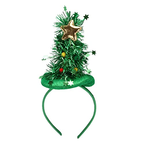 Zqxnt Glühende Weihnachtsmütze Haarbänder Glitzer Weihnachtsbaumstirnband Party Dekoration Liefert Urlaubshaarstyling Requisiten Zqxnt Glühende Weihnachtsmütze Haarbänder Glitzer Weihnachtsbaumstirnband Party Dekoration Liefert Urlaubshaarstyling Requisiten von Zqxnt