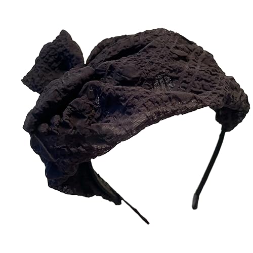 Zqxnt Half Stirnband Vintage Französischer Stil Bonnet Hairband Cosplay Kostüm Party Requisiten Kopfschmuck Festivalzubehör von Zqxnt