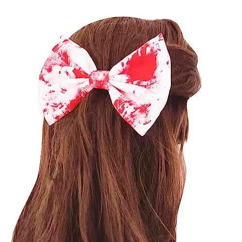 Zqxnt Halloween Haarclip Blutflecken Bowknot Blutflecken Handgefertigte Stifte Ornamente Kopfschmuck Halloween Kostüm Zqxnt Halloween Haarclip Blutflecken Bowknot Blutflecken Handgefertigte Stifte Ornamente Kopfschmuck Halloween Kostüm von Zqxnt