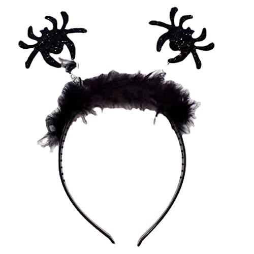 Zqxnt Halloween Party Fachleute Studenten Photoshoothaarbänder Mit Fledermausflügeln/Spinnendekor Schwarz Farb Cartoon Hair Hoop von Zqxnt