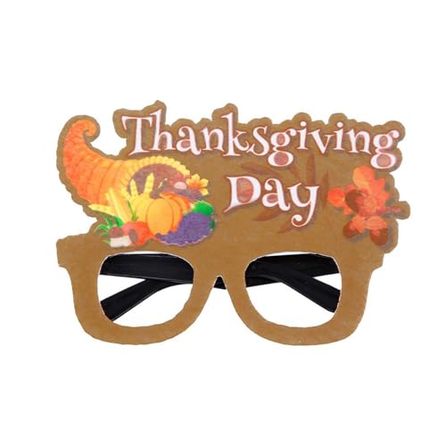 Zqxnt Happy Thanksgiving Day Gläses Lustige Truthahn Harvest Party Dekoration Foto Requisiten Für Family Geting Turkey Thanksgiving Day Party Supplies Für Heimschule Aktivität Zqxnt Happy Thanksgiving Day Gläses Lustige Truthahn Harvest Party Dekoration Foto Requisiten Für Family Geting Turkey Thanksgiving Day Party Supplies Für Heimschule Aktivität von Zqxnt