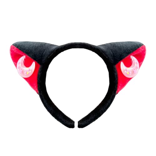 Zqxnt Mondkatzen Ohrstirnband Für Erwachsene Kinder Kostüm Haarhoop Musikfestival Urlaub Haarband Geburtstagsfeier Geting Headwear von Zqxnt