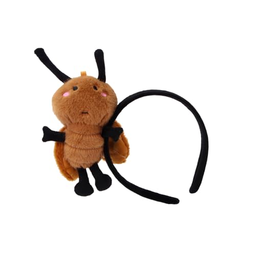 Zqxnt Neuheit 3D Kakerlake Hairhoop Plush Hairband Holiday Party Requisiten Kopfbedeckung Für Erwachsene Musikfestival Und Halloween Kopfbedeckung von Zqxnt