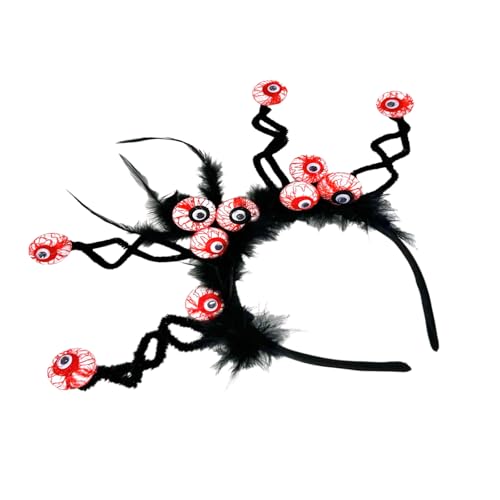 Zqxnt Pfeifenreiniger Gefiederter Augapfel Hairhoop Halloween Party Kostüm Requisiten Stirnband Punk Haarband Family Geting Kopfbedeckung Zqxnt Pfeifenreiniger Gefiederter Augapfel Hairhoop Halloween Party Kostüm Requisiten Stirnband Punk Haarband Family Geting Kopfbedeckung von Zqxnt