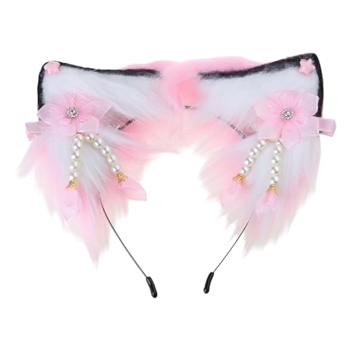 Zqxnt Punkfüchse Ohrform Stirnband Mit Bowknot Decors Haop Hoop Erwachsener Cosplay Live Broadcast Party Kopfbedeckung Zqxnt Punkfüchse Ohrform Stirnband Mit Bowknot Decors Haop Hoop Erwachsener Cosplay Live Broadcast Party Kopfbedeckung von Zqxnt