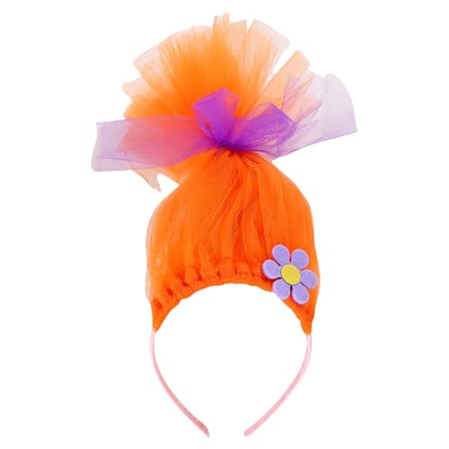 Zqxnt Schöne Stirnband Kinder Geburtstagsfeier Haardekoration Mädchen Haarband Tüll Stirnband Kinder Halloween Kostüm von Zqxnt