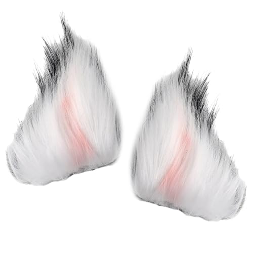 Zqxnt Simulation Biest Ohrhaarklammern Für Cosplay Party Kostüm Haarclips Halloween Kopfschmuck Frauen Rollenspiele Maid Headwear Cosplay Kopfschmuck von Zqxnt