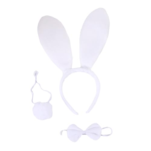 Zqxnt Süße Kaninchenohr Stirnband Schwanz Fliege Set Für Kostüm Party Kaninchen Thema Foto Requisiten Für Mädchen Teenager Kopfstücke Zqxnt Süße Kaninchenohr Stirnband Schwanz Fliege Set Für Kostüm Party Kaninchen Thema Foto Requisiten Für Mädchen Teenager Kopfstücke von Zqxnt
