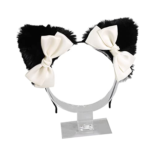 Zqxnt Süße Schüler Frau Fotoshoots Haarband Mit Bowknot Decors Katze Ohrstirnbänder Mehrfarbige Cartoon Party Haare Reifen Zqxnt Süße Schüler Frau Fotoshoots Haarband Mit Bowknot Decors Katze Ohrstirnbänder Mehrfarbige Cartoon Party Haare Reifen von Zqxnt