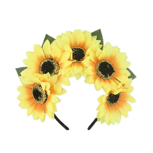 Zqxnt Verstellbare Blumenform Haarrealistische Sonnenblume Stirnband Carnival Party Mädchen Styling Stirnband Zqxnt Verstellbare Blumenform Haarrealistische Sonnenblume Stirnband Carnival Party Mädchen Styling Stirnband von Zqxnt
