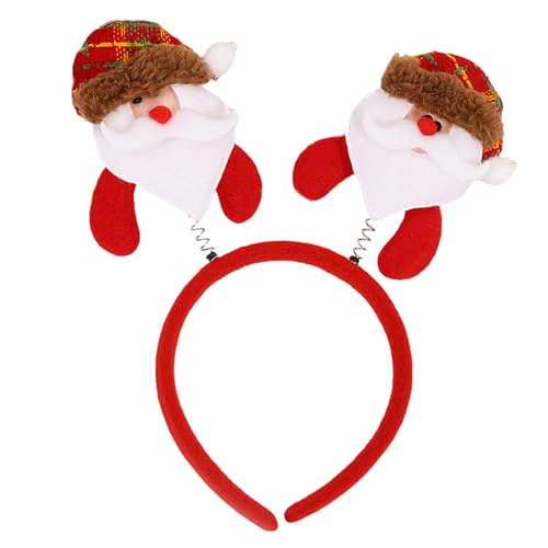 Zqxnt Weihnachten Thema Stirnband Spring Plüsch Schal von Zqxnt
