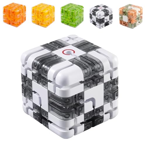 Large Labyrinth 3D Puzzles Maze Cube - Engaging Brain Teaser Toy, 3D Magic Cube Maze Ball Puzzle, Spatial Awareness Brain Training Toy, Educational Focus Game Gift for Adults Teens (B) von ZrdlqlLcjxy