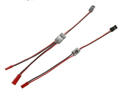 RC Ferngesteuerter AUX ON/Off Elektronischer Schalter Relais Für Auto, LKW, Boot, LED Licht, Drohne – 8A Laststrom, Einfache Installation, Vielseitig Einsetzbar Rc Drahtlose Led Licht von Zuahaly