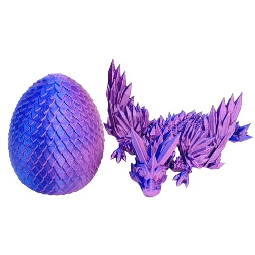 Zuasdvnk Drachenei-Fidget-Spielzeug, realistisches Kristall-Drachen-Spielzeug, bewegliche Gelenke, lindert Stress, bewegliche Drachen, Heimdekoration, Fidget-Spielzeug Zuasdvnk Drachenei-Fidget-Spielzeug, realistisches Kristall-Drachen-Spielzeug, bewegliche Gelenke, lindert Stress, bewegliche Drachen, Heimdekoration, Fidget-Spielzeug von Zuasdvnk