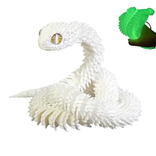 Zuasdvnk Gelenkiges Schlangen-Fidget-Gelenktier-Actionfiguren, realistische Schlangenstreiche, für Schreibtisch, Bett, Tisch, Bücherregal, Armaturenbrett, Auto-Inneneinrichtung, Tischplatte Zuasdvnk Gelenkiges Schlangen-Fidget-Gelenktier-Actionfiguren, realistische Schlangenstreiche, für Schreibtisch, Bett, Tisch, Bücherregal, Armaturenbrett, Auto-Inneneinrichtung, Tischplatte von Zuasdvnk