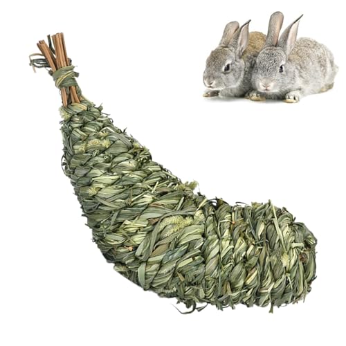 Zuasdvnk Kaninchen-Grasball, Kaninchenspielzeug-Grasbälle | Natürliches Kaugras-Spielzeug für Kleintieraktivitäten - Rollende Spielbälle, energieverbrauchendes Kaninchenspielzeug, Haustierbedarf zum von Zuasdvnk