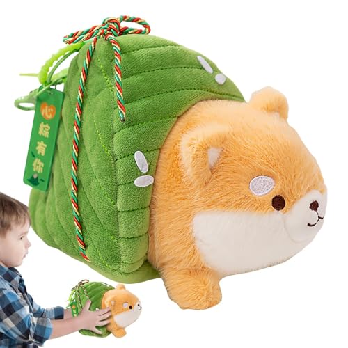 Zuasdvnk Kuscheltiere Für Kinder | Plüsch Capybara In Zongzi-Form - Niedliche Emotionspuppe Zur Unterstützung Für Babys Kleinkinder Mädchen Zu Ostern Geburtstagen von Zuasdvnk