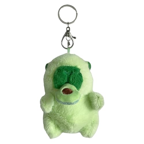 Zuasdvnk Plüsch Capybara Ornament, Capybara Stoffed Ornament | Avocado Capybara Bag Anhänger Stofftiere - Kinderspieltime Companion Collectible Doll Toy mit Vibrationsfunktion für Kinder, Erwachsene von Zuasdvnk