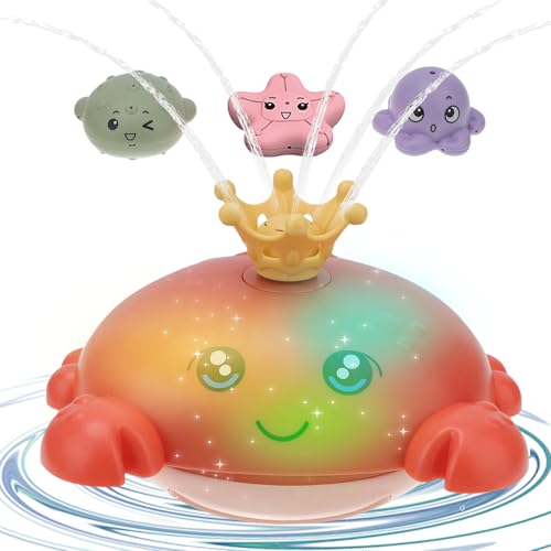 Zuasdvnk Sprinkler -Musikspielzeug, Leuchten Tiere Badewanne Spielzeug,Lustiges Krabbenmusikspielzeug | Buntes Badezimmersprinkler für Babys, interessante Pool schwimmende Spiele für Zuhause, Reisen Zuasdvnk Sprinkler -Musikspielzeug, Leuchten Tiere Badewanne Spielzeug,Lustiges Krabbenmusikspielzeug | Buntes Badezimmersprinkler für Babys, interessante Pool schwimmende Spiele für Zuhause, Reisen von Zuasdvnk