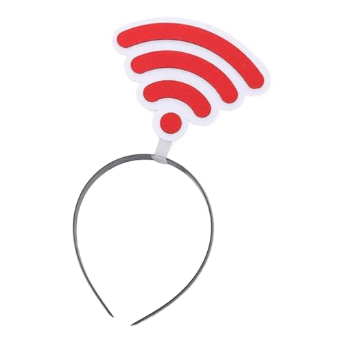 Zuasdvnk Stirnbänder für Damen, kreatives WLAN-Stirnband – abnehmbares, modisches Haarband, Foto-Requisite für Teenager, Mädchen, Party, festliches Halloween-Weihnachtsaccessoire Zuasdvnk Stirnbänder für Damen, kreatives WLAN-Stirnband – abnehmbares, modisches Haarband, Foto-Requisite für Teenager, Mädchen, Party, festliches Halloween-Weihnachtsaccessoire von Zuasdvnk