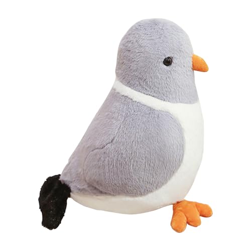 Zuasdvnk Stofftier Taube, Realistisches Stofftier Mit Sanftem Kuschelfell, Realistisches Herzenswärme Design als Schlafbegleiter für Familie Freunde und Kinder von Zuasdvnk