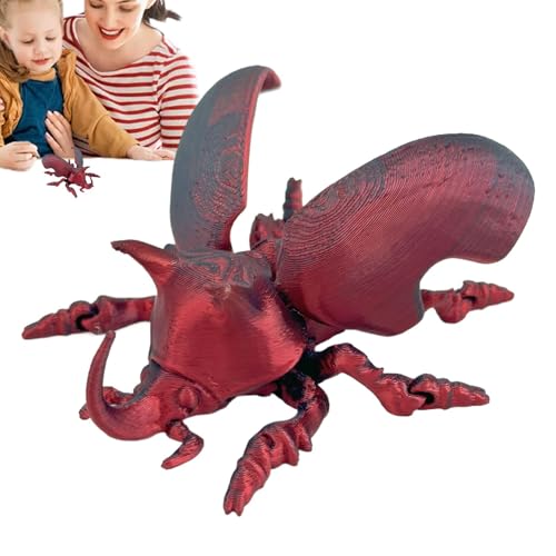 Zuasdvnk Tiere Flexibles Spielzeug,Flexibles -gedrucktes Tier | Schreibtischtiere zusammengebautes Modell,Kreative Tier-Sensorspielzeug-Dekoration für Schlafzimmer, Wohnzimmer, Kinderzimmer, von Zuasdvnk