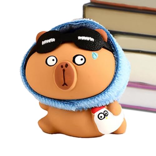 Zuasdvnk Tierfiguren - Miniaturfiguren - Harz Cartoon Miniatur Kreativ Niedlich Desktop Dekoration Zuhause für Auto Ornamente Zubehör von Zuasdvnk