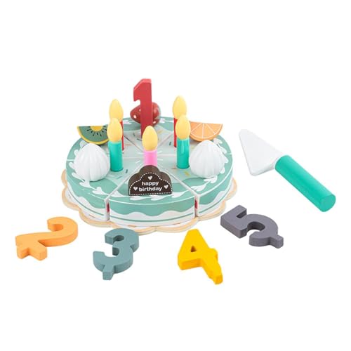 Zuasdvnk Toy Food Set, gefälschte Geburtstagstorte - Interaktiver Schneidkuchenset | Frühe Lernaktivitäten, Küchenspielzeug -Lebensmittelzubehör für Kindergarten Kindergarten Zuasdvnk Toy Food Set, gefälschte Geburtstagstorte - Interaktiver Schneidkuchenset | Frühe Lernaktivitäten, Küchenspielzeug -Lebensmittelzubehör für Kindergarten Kindergarten von Zuasdvnk