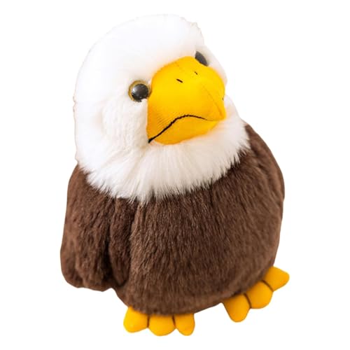 Zuasdvnk Weißkopfseeadler Plüschtier, buntes Stofftier, 17 cm, niedliche Wildvogel-Puppe, tragbares -Sammelstück für Wohnzimmer, Schlafzimmer, Arbeitszimmer Zuasdvnk Weißkopfseeadler Plüschtier, buntes Stofftier, 17 cm, niedliche Wildvogel-Puppe, tragbares -Sammelstück für Wohnzimmer, Schlafzimmer, Arbeitszimmer von Zuasdvnk