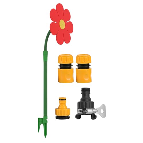 Wasserblume Für Garten Kinder, Verrückter Gänseblümchen-Wasserspiel-Sprenger, 360° Drehbare Blumensprenger Mit Pfahl, Für Kinder-Wasserspiele, Rasenflächen, Ackerland, Parks Wasserblume Für Garten Kinder, Verrückter Gänseblümchen-Wasserspiel-Sprenger, 360° Drehbare Blumensprenger Mit Pfahl, Für Kinder-Wasserspiele, Rasenflächen, Ackerland, Parks von Zubehors