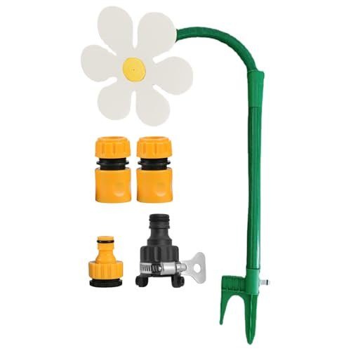 Wasserblume Für Garten Kinder, Verrückter Gänseblümchen-Wasserspiel-Sprenger, 360° Drehbare Blumensprenger Mit Pfahl, Für Kinder-Wasserspiele, Rasenflächen, Ackerland, Parks Wasserblume Für Garten Kinder, Verrückter Gänseblümchen-Wasserspiel-Sprenger, 360° Drehbare Blumensprenger Mit Pfahl, Für Kinder-Wasserspiele, Rasenflächen, Ackerland, Parks von Zubehors
