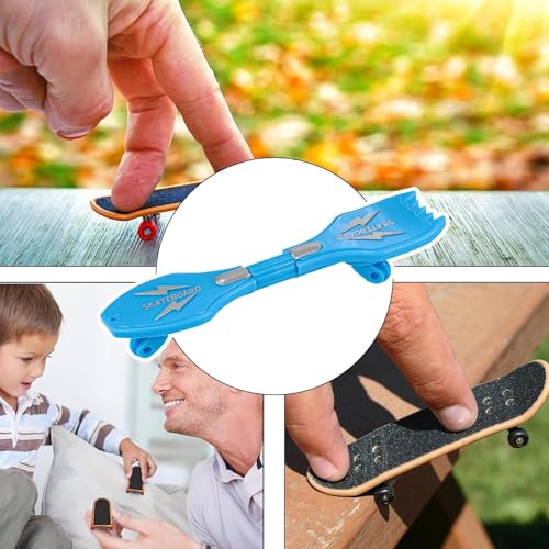 Zubehors Tragbarer Skateboard -Finger, Finger Skate Board für Kinder,Fingerspitzen -Bewegung Skateboards Spielzeug | Kreative Neuheit Strumpf Stuffers für Kindertag Geburtstag Ostern für Teen von Zubehors