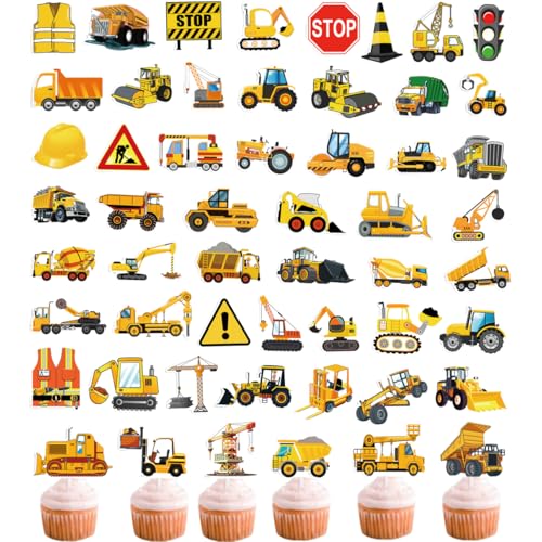 (2 in 1)50 Stück Cupcake-Topper, Krankenpflege-Abschluss-Cupcake, medizinischer Rn-Doktor, Krankenschwester-Motto-Partyzubehör (construction 1) von Zuisytm