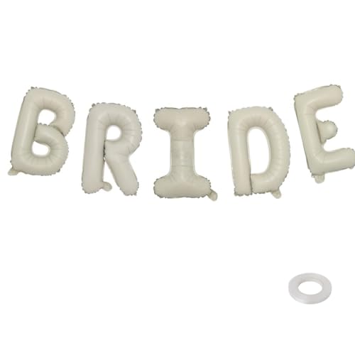 16 Zoll BRIDE Luftballons Mylar Luftballons Banner für Valentin, Hochzeit, Party Dekoration (Bride) von Zuisytm
