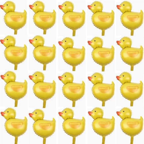 20 Stück Mini Duck Luftballons Mylar Balloons Hundepfoten-Luftballons für Geburtstag, Baby Shower, Party Deko, Hunde, Geburtstage, Weihnachten, Partyzubehör 20 Stück Mini Duck Luftballons Mylar Balloons Hundepfoten-Luftballons für Geburtstag, Baby Shower, Party Deko, Hunde, Geburtstage, Weihnachten, Partyzubehör von Zuisytm
