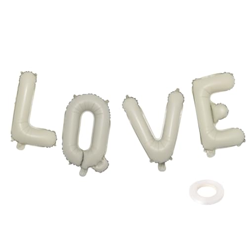 Folienballon "Love", 40,6 cm, für Valentinstag, Hochzeit, Party, Dekoration (LOVE) von Zuisytm