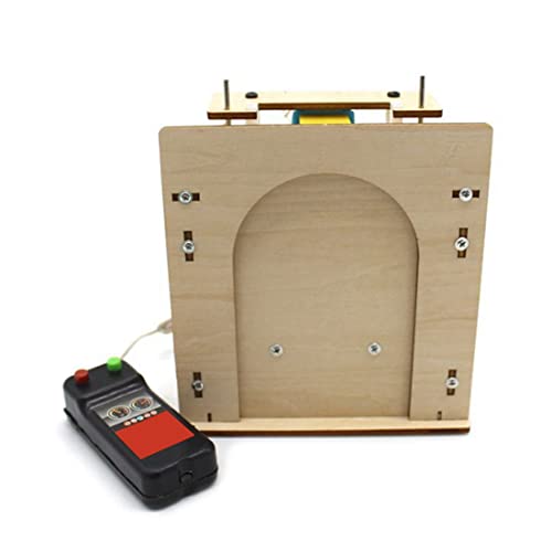 Zunedhys Holzhubtür Selbstgemachtes Haus Garage Modell Elektrische Tür Kit DIY Technologie Spielzeug von Zunedhys