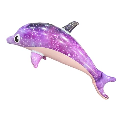 Aufblasbarer Delfin-Float - Float Cartoon Schwimmbad, Spielzeug Für Verdickte Tiere | Riesige Delfin-Ballons-Dekoration, Tragbare Wassergriffe Für Die Schwimmreise Sommer von Zunetsutock