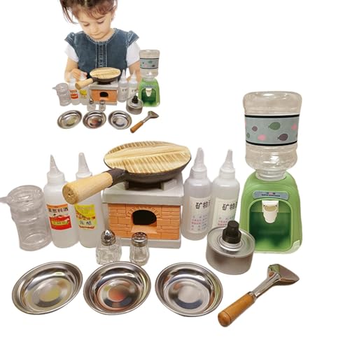 Echtes Cook Set | pädagogische Küchenwerkzeuge echte Küchenutensilien - Frittiertopf, echte Lebensmittel-Kochwerkzeuge mit Brenner zum Kochen echter Gerichte von Zunetsutock